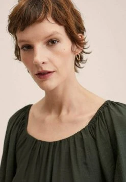 Mango CRINK-A - Freizeitkleid - Khaki | Damen -Mango Populaire Boutique 58a76fa93fa74b7e8215e9039e7da16b