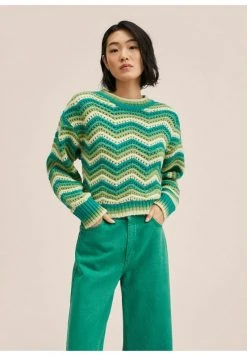 Mango GRETEL - Strickpullover - Verde | Damen