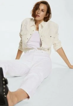 Mango MOM - Jeans Slim Fit - White | Damen -Mango Populaire Boutique 593a36bc885947c78bf454b4448e9422