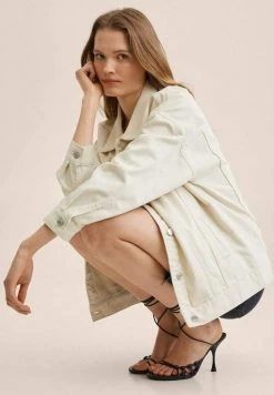 Mango DAFNE - Jeansjacke - Ecru | Damen -Mango Populaire Boutique 5958f8303b454044b851b9b2173f32ef