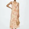 Mango Damen MARTINA - Maxikleid - Beige -Mango Populaire Boutique 5984c3c10641469394f98c1d866ae209