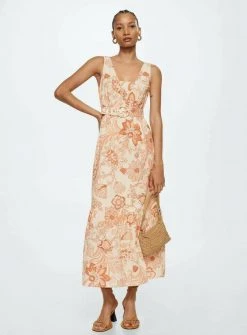 Mango Damen MARTINA - Maxikleid - Beige