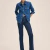Mango PHILIPA - Jeans Slim Fit - Bleu | Damen