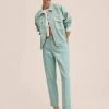 Mango AIMEE - Jeans Straight Leg - Turquoise | Damen -Mango Populaire Boutique 5a7603e9bf4644e9b9d9b76a711f3260