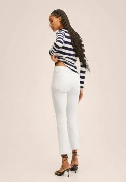 Mango SIENNA - Jeans Straight Leg - White | Damen -Mango Populaire Boutique 5a8e5feaa4734439a5c782a12ae181b9