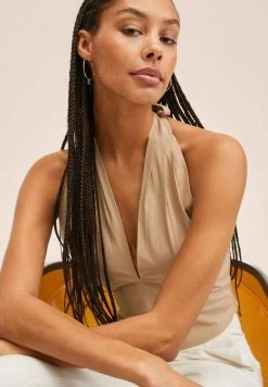 Mango Damen VENICE - Bluse - Beige -Mango Populaire Boutique 5b01ef05c0c84b87aa8aad0a12f00ddc