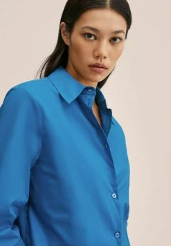 Mango LIMPIA - Hemdbluse - Blauw | Damen -Mango Populaire Boutique 5b2a53f8bee24a9988e86a5c6bb0690f