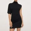 Mango Damen LORE - Etuikleid - Black -Mango Populaire Boutique 5bf0420e7cdf41f3a585abd3f0bb95ae