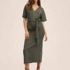 Mango LINO - Freizeitkleid - Khaki | Damen -Mango Populaire Boutique 5bfc50386aa748ca8a621fb5c0ea05c5