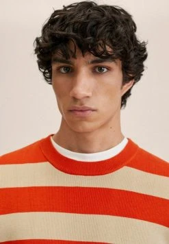 Mango CRETA - Strickpullover - Korallrot | Herren -Mango Populaire Boutique 5c6a806894734f589e5ab2d415528ea7