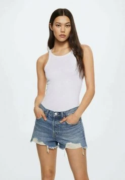 Mango Damen HAILEY - Jeans Shorts - Mittelblau