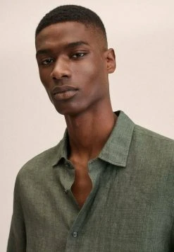 Mango PARROT - Hemd - Vert | Herren -Mango Populaire Boutique 5cdc73e254a44eb5bacd566dd3962415