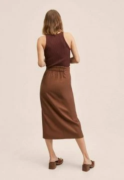 Mango PAREO - Wickelrock - Brązowy | Damen -Mango Populaire Boutique 5cf5534035514c4c8f7afae22ccdd349