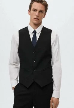 Mango Herren PAULO - Anzugweste - Zwart