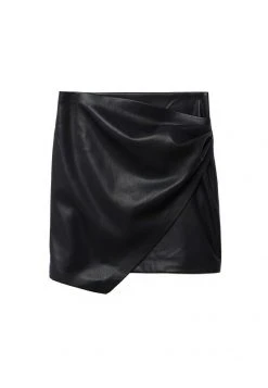 Mango LEEREFFECT - Wickelrock - Schwarz | Damen -Mango Populaire Boutique 5d45aa3a6e3a40159110963b279289f6