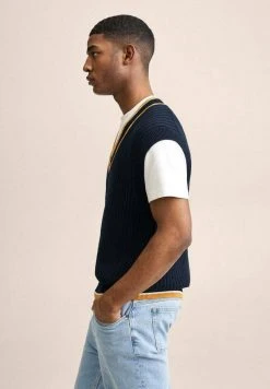 Mango ALBERT - Strickpullover - Navy | Herren -Mango Populaire Boutique 5d5cba9f5fe643209be8c113737c1101