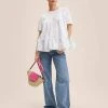 Mango SWING - Bluse - Wit | Damen -Mango Populaire Boutique 5d94db08aa654aaf9707e36ed1568981