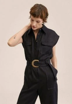 Mango Damen CONGA - Jumpsuit - Black -Mango Populaire Boutique 5e1c75aed68a4d21a20cd8fa1da416d0