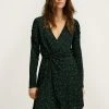 Mango Jerseykleid - Groen | Damen