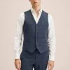 Mango PAULO - Anzugweste - Indigoblau | Herren -Mango Populaire Boutique 5f18658851a4486086c5f2d0270be8a2