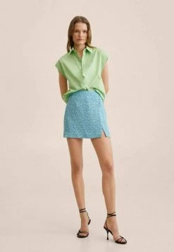 Mango DAISY - Minirock - Blue | Damen -Mango Populaire Boutique 5f1e53cd8b4447d3871a10136fc1567f