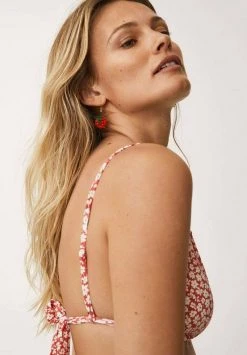 Mango Damen BONDI - Triangel BH - Rood -Mango Populaire Boutique 603731c29ce341ebb2a754d9db16d975