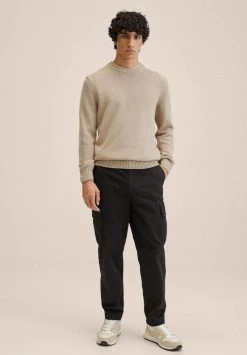 Mango Herren TEXAS - Strickpullover - Hellgrau Pastellgrau