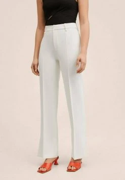 Mango MACA - Stoffhose - Ecru | Damen