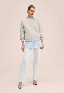 Mango PIQUET - Sweatshirt - Eisgrau | Damen