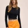 Mango OLGA - Langarmshirt - Black | Damen -Mango Populaire Boutique 621edc8755ad4a048a5afa01ea0714b6