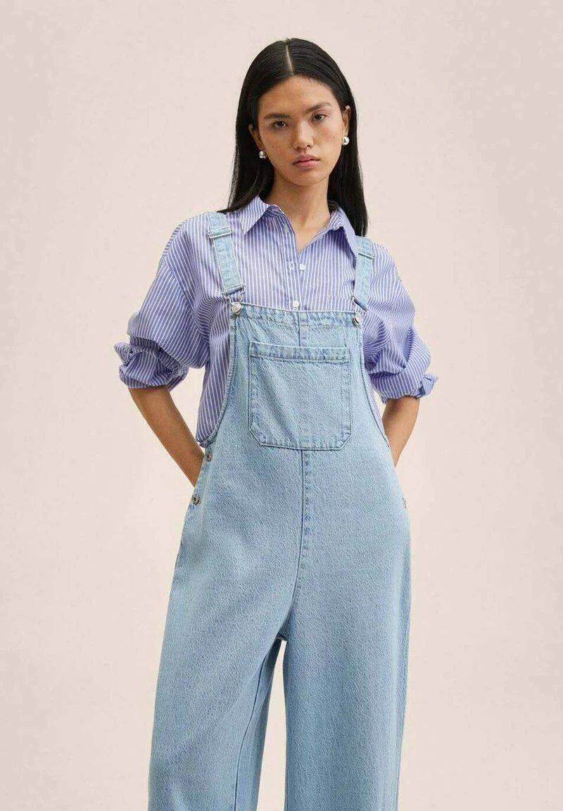 Mango MARIELA - Latzhose - Bleu Moyen | Damen 5 Mango MARIELA - Latzhose - Bleu Moyen | Damen – Bild 3