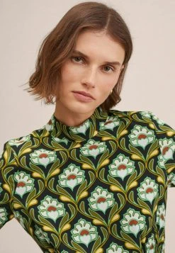 Mango Damen PETY - Jerseykleid - Groen -Mango Populaire Boutique 62abeb1158594ad3b33b4a82428c5382