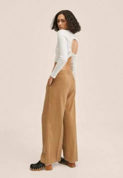 Mango Damen PAUL - Stoffhose - Cognac -Mango Populaire Boutique 62c467851eee4940b669f14e37378823