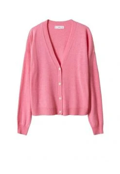 Mango LUCCAV - Strickjacke - Bubblegum Pink | Damen -Mango Populaire Boutique 630cb89bea8e4883b63029cb7a301dcb