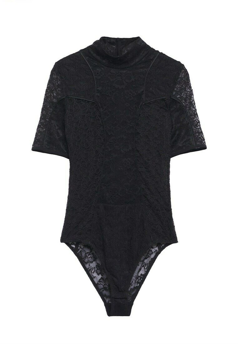 Mango Bluse - Schwarz | Damen 4 Mango Bluse - Schwarz | Damen – Bild 2