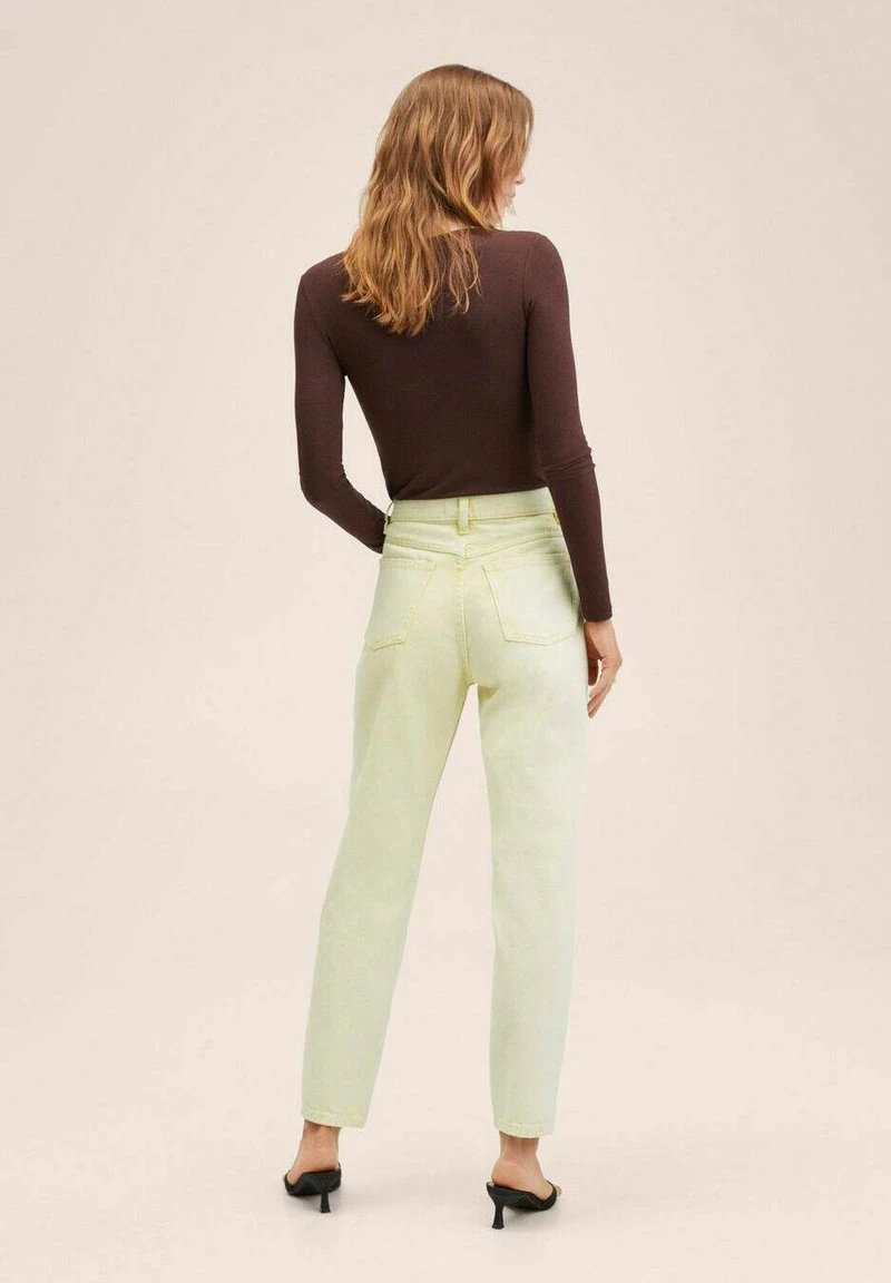 Mango Jeans Slim Fit - Lime | Damen 5 Mango Jeans Slim Fit - Lime | Damen – Bild 3
