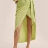 Mango NUDO - Wickelrock - Limette | Damen