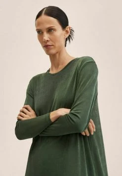 Mango SHINE-A - Strickkleid - Verde | Damen -Mango Populaire Boutique 64e65d30d59349daa9a4a45ef79330a3