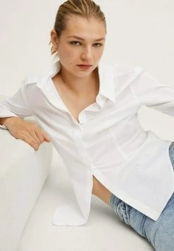 Mango Hemdbluse - Off White | Damen -Mango Populaire Boutique 65f302d3758743f1a495c0d6af80fce8