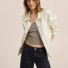Mango DAFNE - Jeansjacke - Ecru | Damen