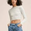 Mango LATTE - Strickpullover - Ecru | Damen -Mango Populaire Boutique 663313d1098545e4b4dcc355f176fb4d