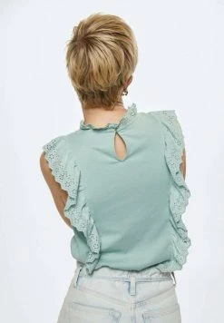 Mango Damen JAVA - Bluse - Aqua Green -Mango Populaire Boutique 664d269e611d4f9f94b3ce05845f65ac