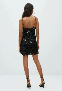 Mango BIANCA - Cocktailkleid/festliches Kleid - Black | Damen -Mango Populaire Boutique 665795a088bc411fb8a95cf4031acb38