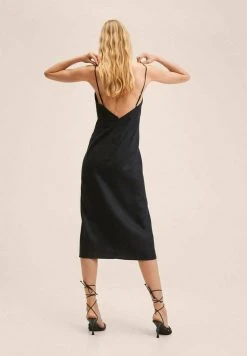 Mango ANINA - Etuikleid - Black | Damen -Mango Populaire Boutique 6670d2ad0af24d47a51c3dba5f0b43c7