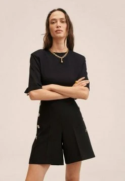 Mango HOMBRO - T-Shirt Basic - Noir | Damen