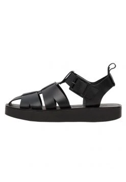 Mango Damen MAR - Plateausandalette - Zwart