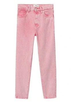Mango Damen Jeans Slim Fit - Bubblegum Pink -Mango Populaire Boutique 674f2fe646334f98a91138b332bd6ecb