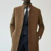 Mango Klassischer Mantel - Mittelbraun | Herren -Mango Populaire Boutique 68457280d67f47ababf02a3eaf67aa51