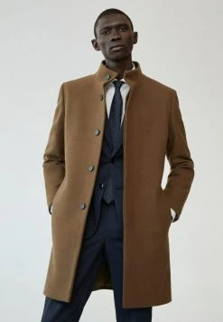 Mango Klassischer Mantel - Mittelbraun | Herren