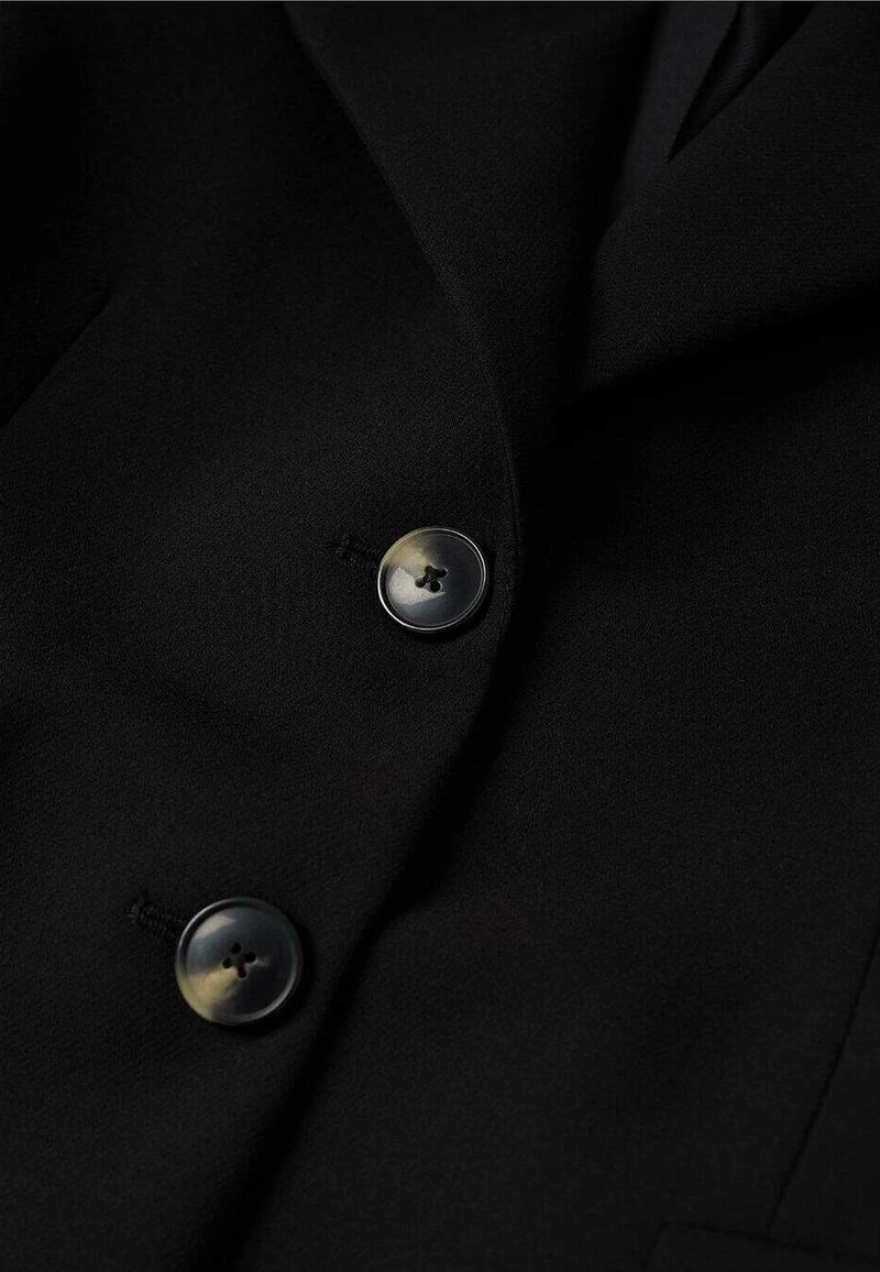 Mango POCION - Klassischer Mantel - Schwarz | Damen 8 Mango POCION - Klassischer Mantel - Schwarz | Damen – Bild 6